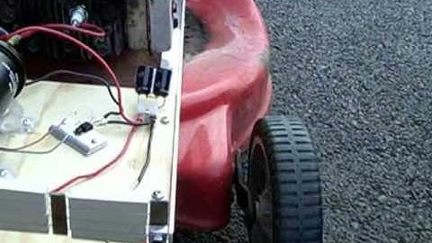 Water Sparkplug Test on Lawnmower