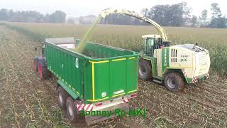 Maishäckseln Mit Lu Biggel, Krone Big X 1100 Mit 12 Reihen Maisgebiss, Claas, Fendt Teil 5 2024 4K