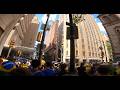 Brazilian Fans Swarm Sofitel Hotel in Philadelphia's French Quarter Day Before Match with Haiti