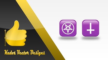 Making a Pentagram and Petrine Cross Emoji in Inkscape