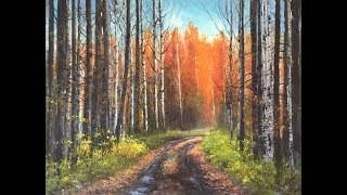 🔝 ХуДоЖнИкИ Рисуем вместе / Осенний пейзаж / Акрил / Людмила Гиттель 🔝 ХуДоЖнИкИ Рисуем вместе / Осенний пейзаж / Акрил / Людмила Гиттель
