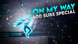 ON MY WAY ⚡PUBG MOBILE MONTAGE || 400 SUBSCRIBERS SPECIAL || BDXPYTHON || 4 finger + full gyroscope