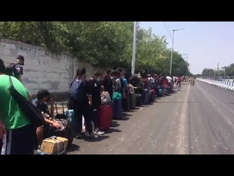 Chakma migrants workers of Arunachal Pradesh returning from Tamil Nadu