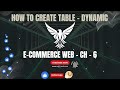 php -  E - commerce website chapter - 6 | create table and store data in category - list #shorts