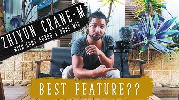 ZHIYUN CRANE-M REVIEW - The best small camera gimbal!