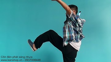 [Nunchaku - SLOW MOTION #4] CÔN ĐÈN NHỰA, XÍCH XOAY INOX. #Kanshop. #Nunchaku. Kanclub