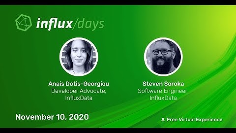 Anais Dotis-Georgiou & Steven Soroka | ML with Telegraf Execd Processor Plugin | InfluxDays