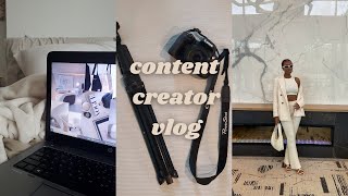 Day In My Life Vlog | Taking Instagram Photos, Filming Instagram Reels & Tik Toks, Editing Content