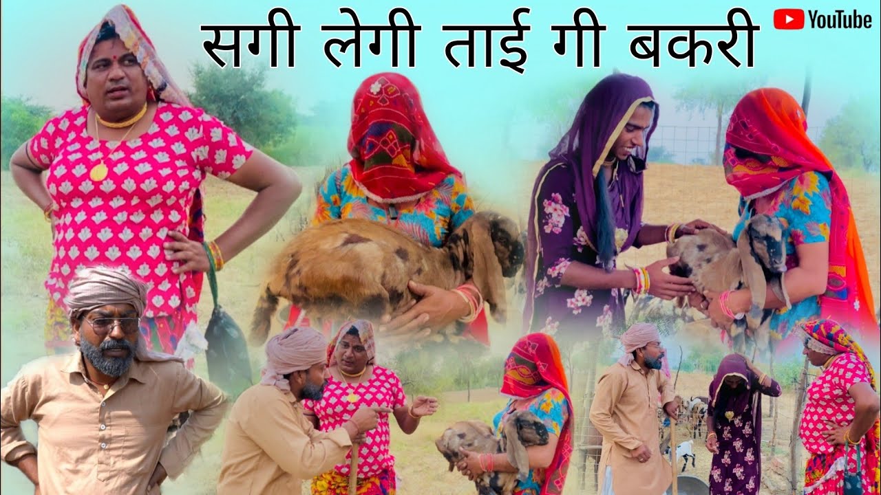 सगी लेगी ताई गी बकरी हरियाणवी राजस्थानी पारिवारिक नाटक धाकड़ ताई,कोयल, संगी पुरखों,@DhakadTai 