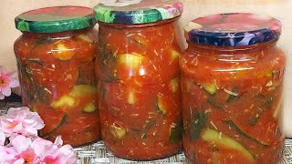 Хрустящие ОГУРЦЫ на Зиму в Вкуснейшем Томатном Соке. Без Стерилизации! Обалденная Закуска из Огурцов