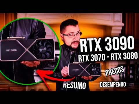 Chegou as novas Geforce RTX 3090, RTX 3080, RTX 3070 | Preços, Desempenho...