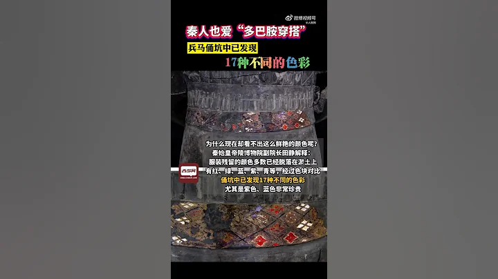 兩千年前大秦人也愛多巴胺穿搭 兵馬俑坑中已發現17種不同的色彩 - 天天要聞