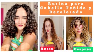 ✨ MÉTODO CURLY PARA CABELLO TEÑIDO Y DECOLORADO: RUTINA IDEAL ✨