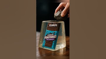 Asmr feastable chocolate by Mr.Beast in jelly #shorts #asmr #asmrsounds