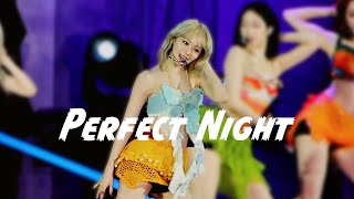 [4k] 240219 ‘Perfect Night’+마무리인사 르세라핌 김채원 KIMCHAEWON 직캠 [LE SSERAFIM COMEBACK SHOWCASE'EASY'컴백쇼케이스]
