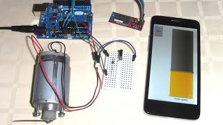 DC motor Speed control via Bluetooth with Arduino screenshot 2