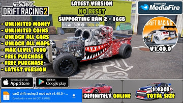 carX drift racing 2 mod apk v1.40.0 | new update, unlimited money, unlock all cars and new car added
