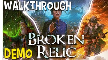 Broken Relic - Demo Walkthrough [Point & Click game]