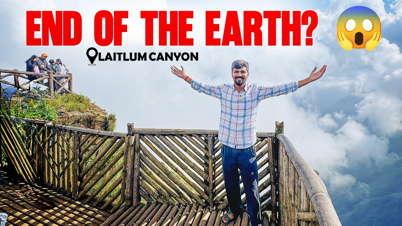 LAGTA HAI YAHI DHARTI KA ANT HAI 😮 | LAITLUM CANYON MEGHALAYA | VLOG #135 @UttamSinghVlogs