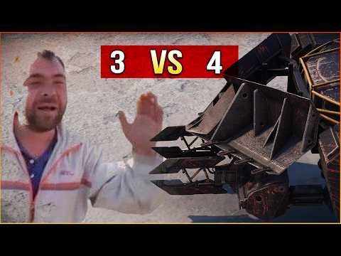 Победить втроём ПРОТИВ ЧЕТВЕРЫХ • Crossout • КП