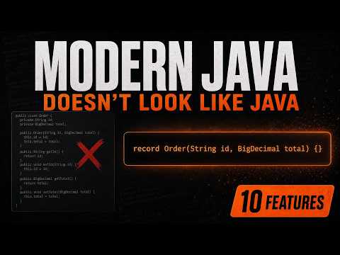 Modern Java Doesn't Look Like Java Anymore