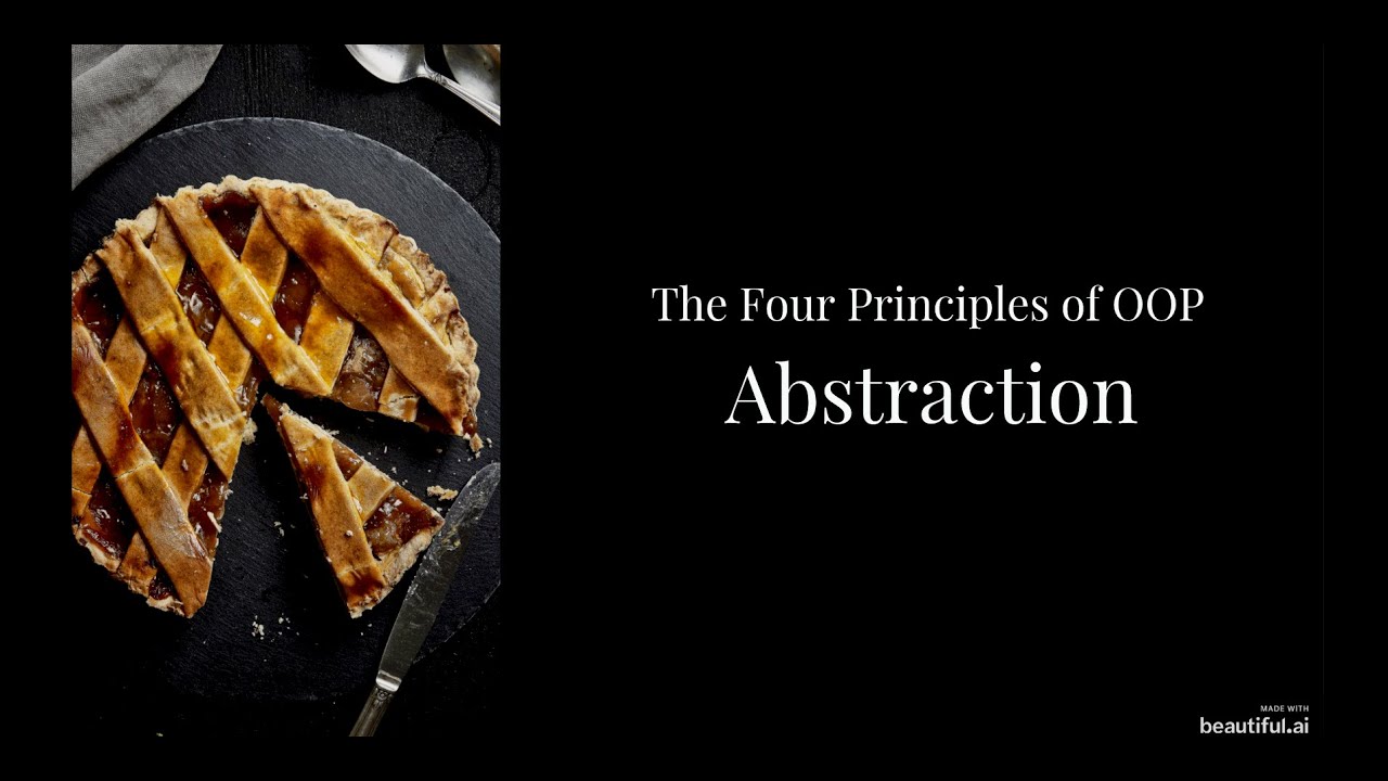 Object Oriented Programming Principles | 1.Abstraction - YouTube