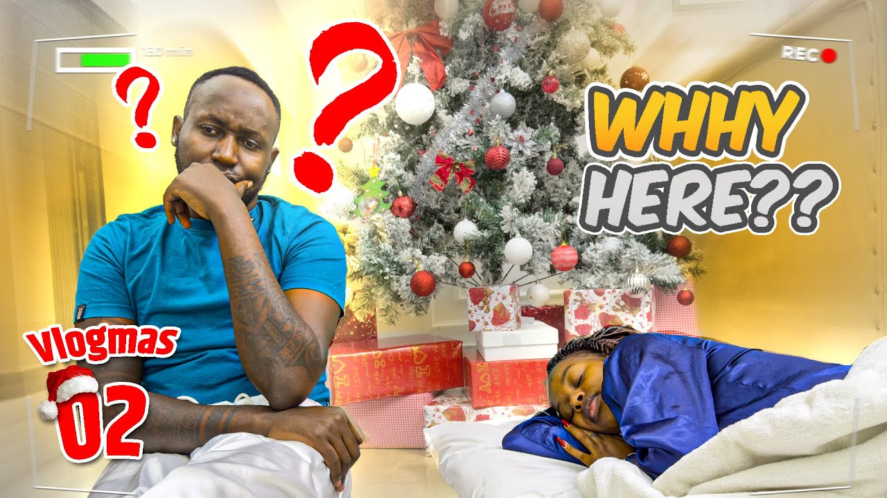 Сплю на полу под ёлкой🎄… Реакция Хезрона меня потрясла! 😳