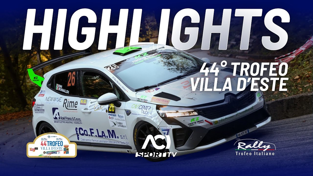 Highlights 44° Trofeo Villa D'Este ACI Como | Trofeo Italiano Rally 2025