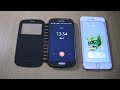 Incoming call &amp; alarms at the Same Time Iphone 7 plus+Samsung Galaxy S4 black Lte cover