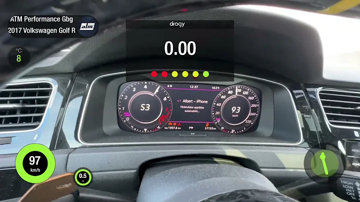 VW Golf R MK7.5 Stage 2 dragy 100-200