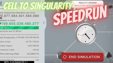 Trying to break my record for reaching the singularity | Cell to Singularity