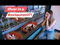 Food Comes Floating On a River l in This Secret Japanese Restaurant!