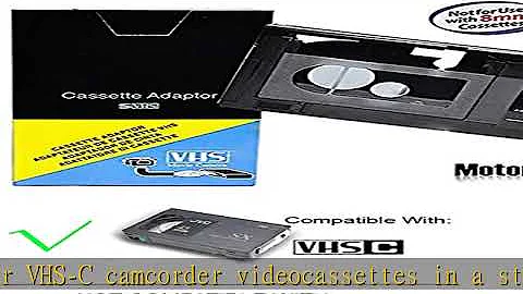 Motorized VHS-C Cassette Adapter For JVC C-P7U CP6BKU C-P6U,Panasonic PV-P1,RCA VCA115, Model: , El