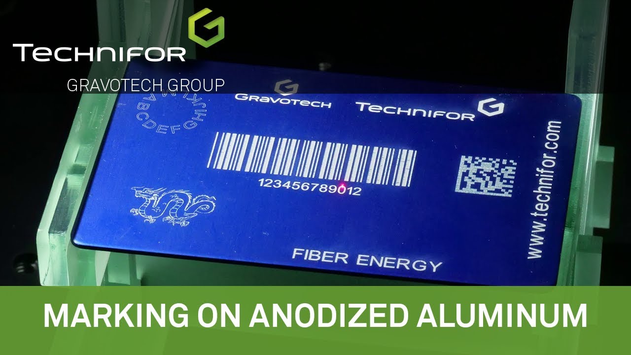 Marking on Anodized Aluminum - YouTube