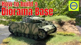 How to build a 1/35 Realistic Diorama Base for a Takom Panzer III, {step by step tutorial} .