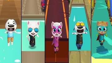 Talking Tom Hero Dash 🤣🤣 Funny Game play Android iOS #3