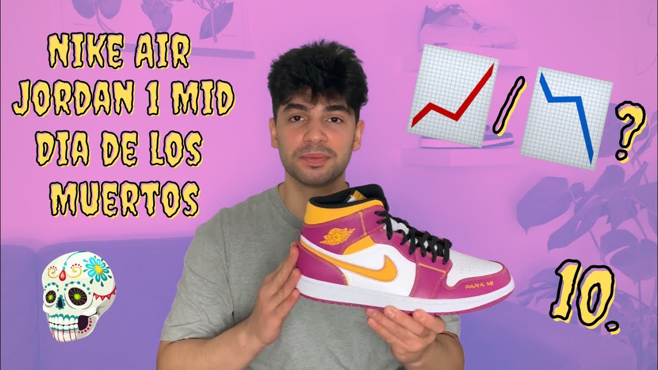 Nike Air Jordan 1 Mid Dia de los Muertos | Review + Resell Prediction -  YouTube