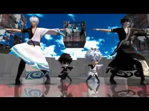 【MMD銀魂】銀時 黑銀 Numb-Encore
