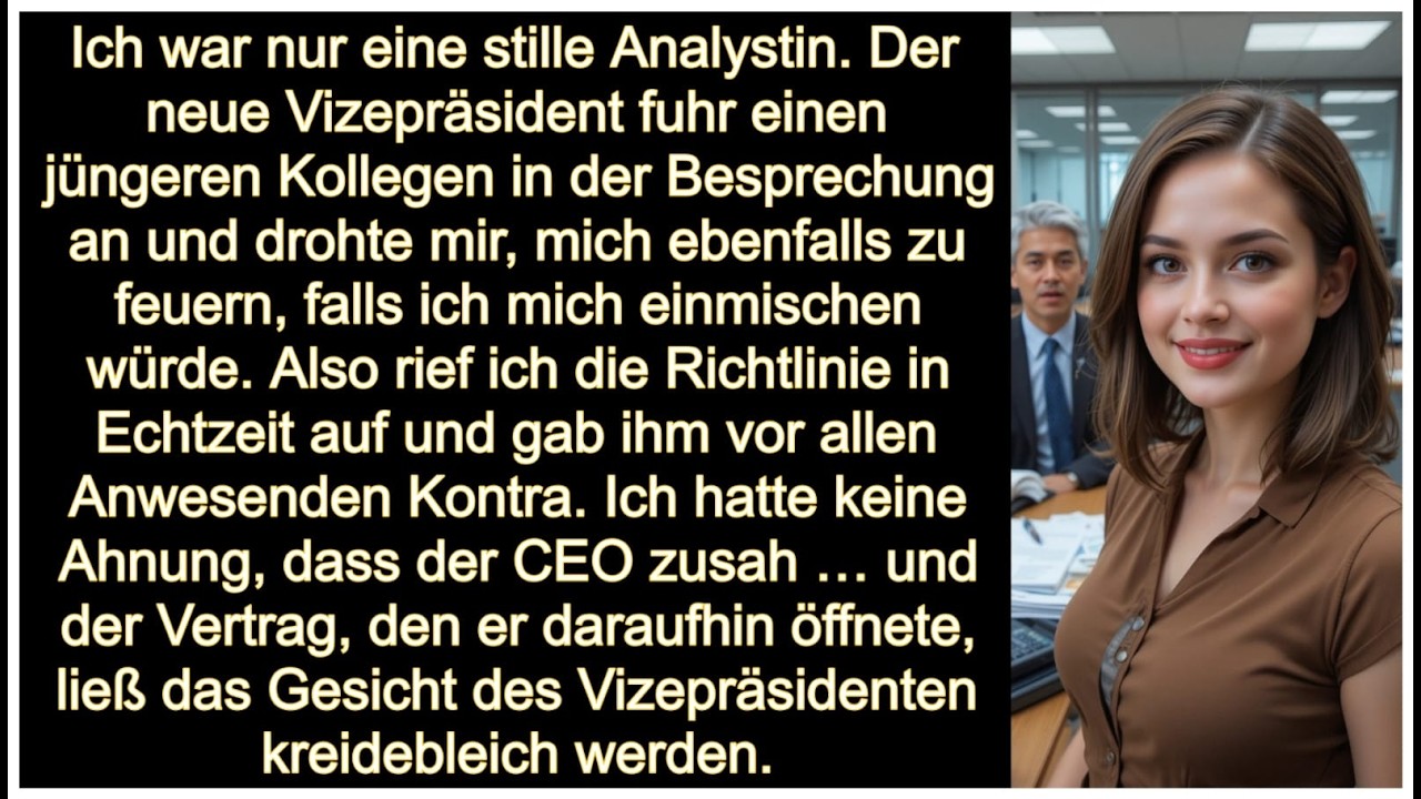 Stiller Analyst beendet mit Schachzug VP-Karriere – CEO sah alles 😧👀
