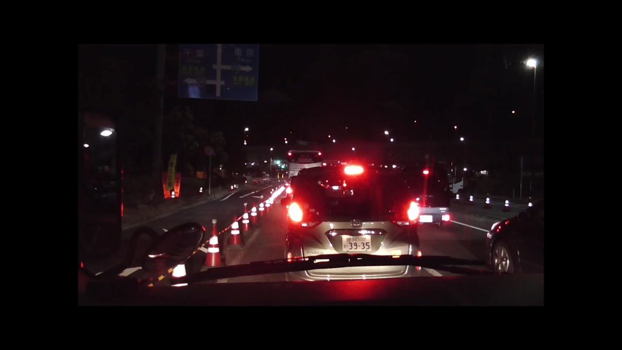 2025-12-22東横イン東西線西葛西送迎バス　東京ディズニーランド・バスターミナル・ウエスト～トンネル～東横イン東西線西葛西