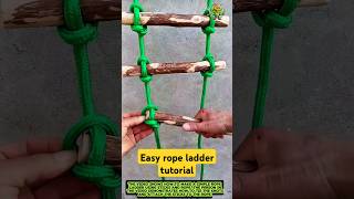 Easy rope ladder tutorial