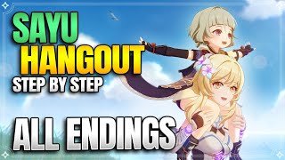 Sayu Hangout Event All Endings Achievements -Genshin Impact
