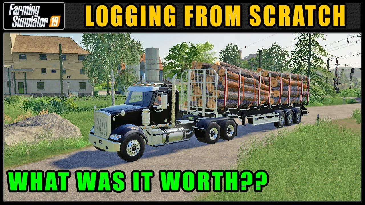 How Much Was It Worth?? | Farming Simulator 2019 | Logging From Scratch | Felsbrunn #25 caterpillar stock price