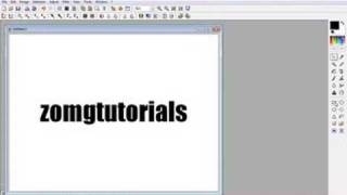 glowing text photofiltre