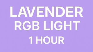 💜 Lavender RGB Light | 1 Hour | Soft Ambient Screen for Creators screenshot 2