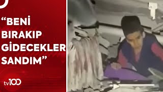 Depremzede Yücel'in Sözleri Yürek Burktu | Tv100 Haber