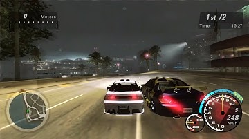 NFS Underground 2 Part 74 | OUTRUN Challenge | UNIQUE SPOILER UPGRADE | Nissan 240SX