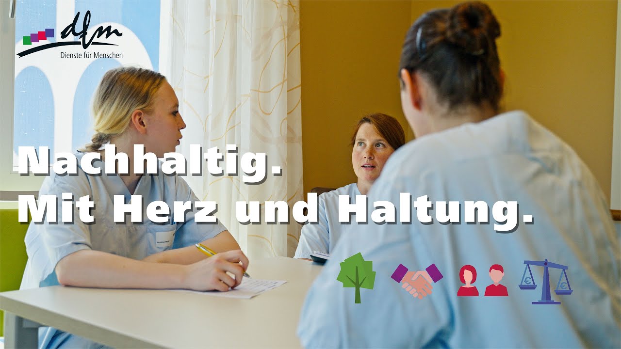 Nachhaltigkeit bei Dienste für Menschen: Mit Herz und Haltung.