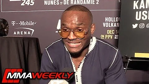 Kamaru Usman: Gives History behind 'Marty' and it's not an insult  (UFC 245)