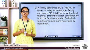 Grade 4 Mathematics Chapter 9 Class 9 Addition and Subtraction of capacity